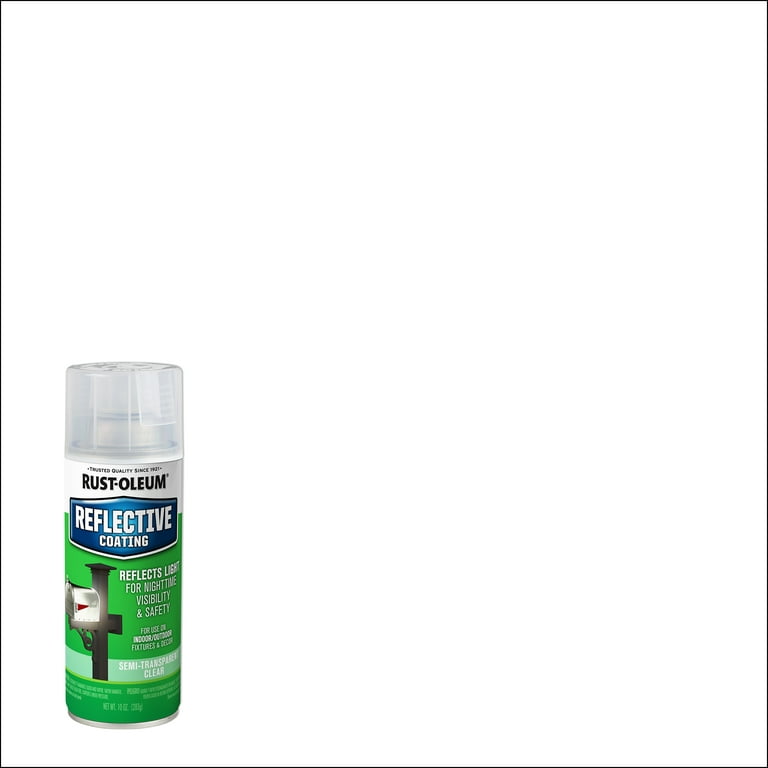 Clear, Rust-Oleum Specialty Reflective Finish Spray- 10 oz, 6 Pack