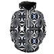 thumbnail image 3 of Sudadera con capucha hipnótica Vertigo en blanco y negro con impresión 3D para hombre, sudadera con patrón colorido, sudadera unisex divertida de manga larga, sudaderas con capucha, 3 of 5