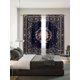 thumbnail image 3 of 2pcs/Set Bohemian Art Traditional Farmhouse Moroccan Geometry Digital Printed Curtains With Rod Pocket, For Living Room Home Decoration, 3 of 5