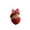 Red, variant on IPEWLEX Raccoon in Pinecone Christmas Ornament – Woodland Animal Hanging Tree Decor