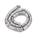 thumbnail image 2 of 1strand Electroplate Non-magnetic Hematite Beads Strands Heishi Beads Disc/Flat Round Silver Plated 8x2mm Hole: 1mm 194pcs/strand 15.7 inch, 2 of 3