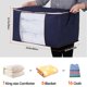 thumbnail image 1 of Contenedores grandes de 90 litros con tapa, ¡en liquidación! Contenedores de almacenamiento, bolsas extragrandes para ropa, bolso de mano, doble cremallera para ahorrar espacio en viajes,, 1 of 5