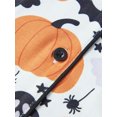 thumbnail image 6 of Halloween Matching Family Pajamas Set Pumpkin Ghost Print Short Sleeve Tops and Shorts PJS Set, 6 of 9