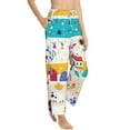 thumbnail image 2 of Uemuo Funny Farm Pattern Women's Wide Leg Palazzo Lounge Pants with Pockets Light Weight Loose Comfy Casual Pajama Pants-Medium, 2 of 9