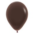 thumbnail image 1 of Sempertex - Globos Diseño Liso Amscan de Látex - Pack de 50 (Marrón Chocolate), 1 of 2
