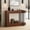 Walnut Brown, variant on Einhomn Narrow Console Table,2-Tier Sofa Table with Storage Behind Couch,42.5" Wooden Entryway Table for Hallway,Living Room,Entrance,Foyer-Black