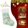 thumbnail image 4 of Coolnut Wildflower Christmas Stocking Personalized Large Candy Stocking, Xmas Stockings Decoration Hanging Gift for Family Holiday Party Ornaments Decor Fireplace, 4 of 7