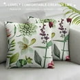 thumbnail image 3 of Shiartex Tropical Plant Decorative Pillow Covers Succulent Cactus Print Throw Pillow Case Summer Theme Cushion Cases Decor Farm Home Couch Garden 22x22in, 3 of 5
