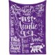 thumbnail image 1 of LHSHID Aunt Gifts from Niece Nephew Best Auntie Ever Gifts Blanket for Aunt Birthday Gifts Flannel Blankets for Women Purple 50"x60", 1 of 7