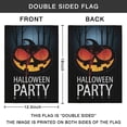 thumbnail image 4 of Happy Halloween House Flag 28 x 40 Inch Pumpkin Ghosts Decorative Double Sided Flag for Farmhouse Yard Holiday Outdoor Decoration, 4 of 5