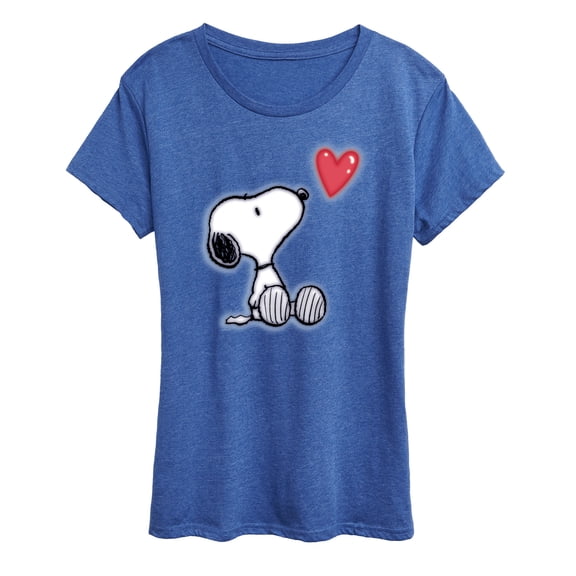 Peanuts - Snoopy Heart - Women's Short Sleeve Graphic T-Shirt