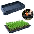thumbnail image 2 of SXcggal Plastic Rectangular Vegetable Succulent Seedling Tray Cavity Tray Balcony Growing Pot Practical Basic Seed Disseminators For Garden, 2 of 7