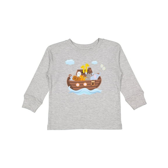 Inktastic Animals Ark Boys or Girls Long Sleeve Toddler T-Shirt