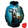 thumbnail image 4 of Sudadera con capucha y sudadera con estampado 3D de cabra gritando, novedad, sudadera con capucha y gráfico de cabra enojada, ropa de calle divertida para niños, 4 of 5