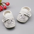 thumbnail image 4 of Cartoon Pattern Shoes for Baby Boy Girls Casual Cotton Whale Print Shoe Toddler Striped Soft Sole Shoes First Walkers Gray 12-18M, 4 of 6