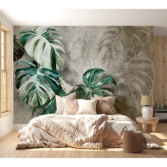 Botanical Wallpaper Wall Mural - Modern Monstera