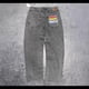 thumbnail image 4 of Empyre denim skateboard pantalones vaqueros de niño grande negro puro pantalones sueltos rectos resistentes al desgaste bordados, 4 of 5