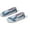 Multi Iridescent Scales Mermaid print, variant on Toms Womens Classic Flat Slip On Fashion Loafers