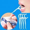 thumbnail image 3 of harmtty 30Pcs Kids Elastic Dental Floss Stick Tooth Interdental Cleaner Oral Care Tool, 3 of 8