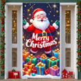 thumbnail image 2 of Decorative Design Merry Christmas Banner Santa Claus Gift Boxes Festive Decoration for Holiday Celebration Indoor Decoration Winter Party, 2 of 9