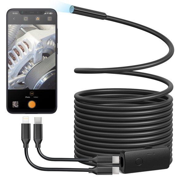 Cámara endoscópica USB Anykit 8 luces LED IP67 a prueba de agua