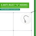 thumbnail image 3 of iPower 1-Pack 4x4FT Elastic Trellis Netting with 6 Hooks for Grow Tents Greenhouse Indoor and Outdoor Climbing Plants, Flowers, Vegetables, White, 3 of 8