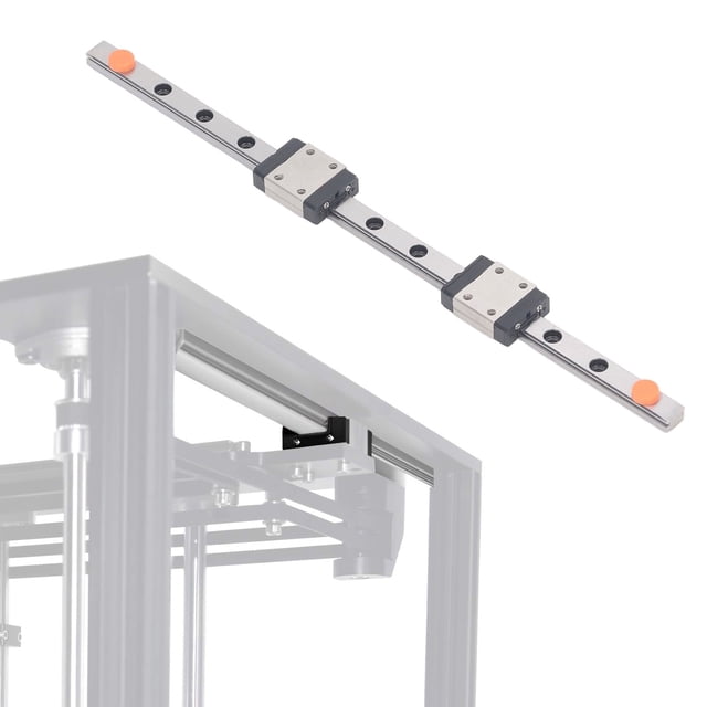 Linear Guide Rail High Accuracy Smooth Slide 2 Sliders for Automation Equipment