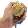 thumbnail image 3 of Rii Brand Brass Golden Color Compass with Imprinted Case Engraved "Trust in the Lord", 3 of 7