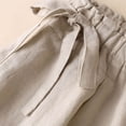 thumbnail image 5 of DHFJKG Womens High Waist Wide Leg Pants Summer Lightweight Elastic Waist Relaxed Fit Pleated Flowy Palazzo Beach Vacation Clothes Leisure Trousers, 5 of 7