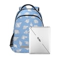 thumbnail image 6 of ALAZA Conch on Blue Backpack Elementary School Bag Bookbag Travel Rucksack, 6 of 7