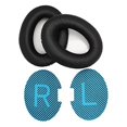 thumbnail image 3 of 2 almohadillas de repuesto para auriculares de cuero para Bose QuietComfort (negro), 3 of 6