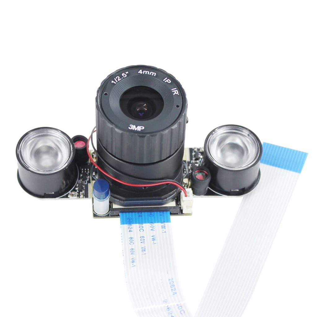 Tizuqe USB Camera Module High Resolution 5MP Fisheye Webcam For RPi With Night View And Daytime Auto Switching
