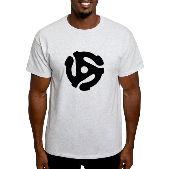CafePress - 45 Record Adapter T Shirt - Men's Classic Graphic T-Shirt