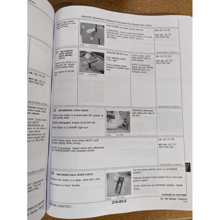 Libretto Istruzioni Trattore Manuale Operatore Originale JOHN DEERE Per Trattori 755, 855, 955 - Nuovo, Mai Usato Manuale Originale OMM95303 ISSUE 10 - Foto 6