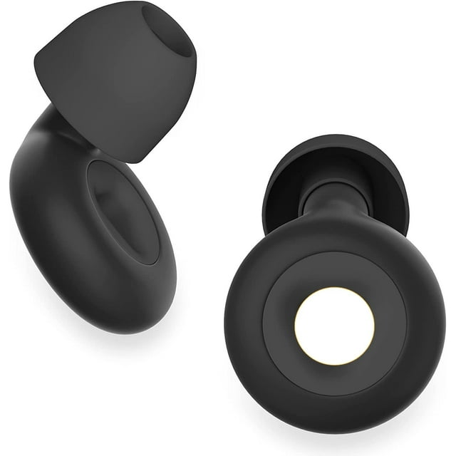 XINQIHANG BasicLogic Bouchons d'Oreilles pour Dormir à Réduction de Bruit - Protection Auditive Ultra Douce et Réutilisable, Bouchons d'Oreilles en Boucle pour Événements Musicaux, Sommeil, Travail, Études et Voyage, Bouchons d'Oreilles pour Concert. (Noir)