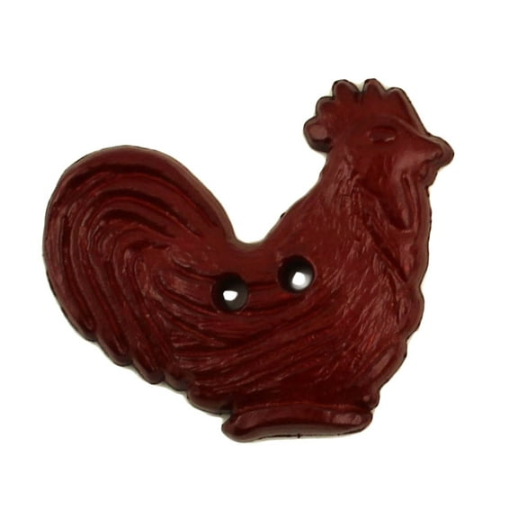 Buttons Galore Bulk Novelty Rooster - 100 Sewing Buttons