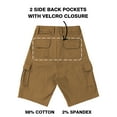 thumbnail image 4 of Boys Stretch Cotton Cargo Shorts, 4 of 5