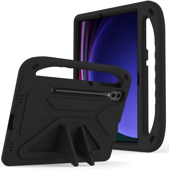 HCTian Compatible with Samsung Galaxy Tab S10 /S10 Plus (12.4") SM-X820 SM-X826B Kids Case,Lightweight EVA Kid Friendly Shockproof Protective Case,Handle Stand Heavy Duty Tablet Cover