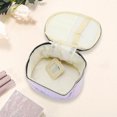 thumbnail image 2 of Ofertas Únicas 1 Pc Bolsa de Maquillaje Duradera para Mujeres para Vacaciones y Actividades al Aire Libre PU Púrpura, 2 of 3