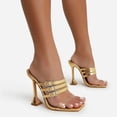 thumbnail image 1 of CAICJ98 Shoes for Women Women Flip Flops for Summer Rhinestone Bohemian Sandals with Arch Support Shiny Comfortable Padded Thong Non Slip Shoes for Walking,Gold, 1 of 5