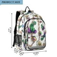 thumbnail image 2 of ALAZA 3d Mardi Gras Pattern Laptop Backpack Purse Travel Bag Casual School Bookbag Rucksack for Women Men, 2 of 6