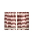 thumbnail image 2 of Achim Buffalo Check Kitchen Curtains, Set of 2 Tiers, 2 of 7