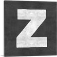 thumbnail image 1 of ARTCANVAS Chalkboard Alphabet Letter Z Canvas Art Print - Size: 36" x 36" (0.75" Deep), 1 of 9