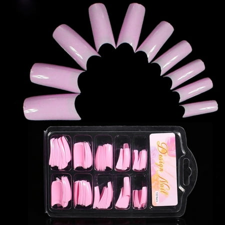 100pcs False Acrylic Gel French Manicure Nail Manicure Art Half Tips 100pcs False Acrylic Gel French Manicure Nail Manicure Art Half Tips