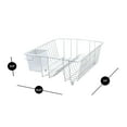 thumbnail image 4 of Smart Design Dish Drainer Rack - Small - In Sink or Counter Drying - Steel Metal Wire - Cutlery, Plates, Dishes, Cups, Silverware Organization - Kitchen (White - 14 x 5.5 Inch), 4 of 6