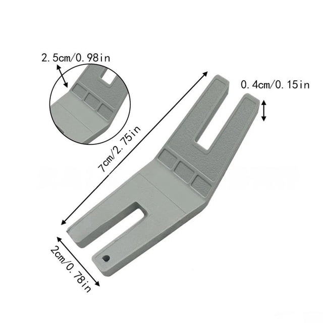 JJKBVCLO Flat Plate Embroidery Foot For Sewing Machines | Quilting Accessories For Quilters Milliners & Beginners