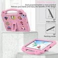 thumbnail image 4 of Jiahe Cover Case for iPad 10th Generation 2022,Durable Shockproof Protective EVA Foam Cute Cover with Handle Stand & Pencil Holder for Apple iPad 10th Gen 10.9" 2022, Pink, 4 of 8