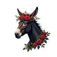 thumbnail image 4 of cartoon Donkey Theme Stickers, Waterproof Donkey Theme Sticker for Water Bottle Laptop Phone Cases Planner Skateboard Luggage Helmet Party Favor Decor, Ideal for Adults Teens Teacher Rewards, 4 of 9