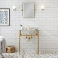 thumbnail image 7 of Water Creation 30 In. W. Single Wash Stand and P-Trap in Satin Gold Finish, 7 of 7