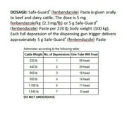 Merck SafeGuard Cattle Paste 290 gm 290gm